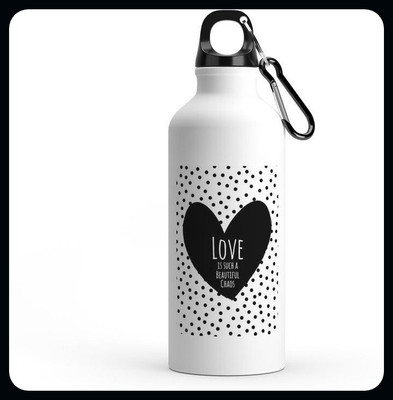 Trendblend 600 ml Aluminium Flask(Pack of 1, White)