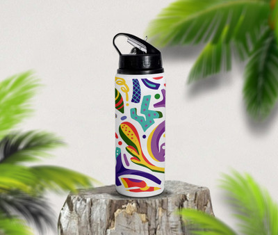 ZORI 750 ml Aluminium Sipper(Pack of 1, White)