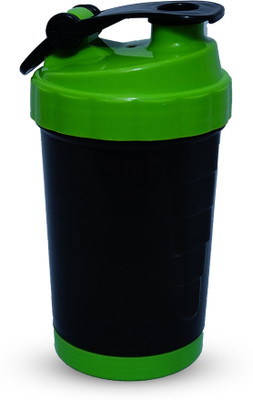 Aarugo 600 ml Plastic Shaker(Pack of 1, Black)
