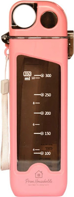 Prem Households 350 ml Plastic Bottle(Pack of 1, Pink)