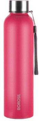 BOROSIL 1000 ml Steel Bottle(Pack of 1, Red)