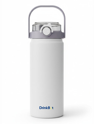 DrinkBot 1200 ml Steel Flask(Pack of 1, White)