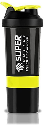 IAMALOT 500 ml Plastic Shaker(Pack of 1, Green)