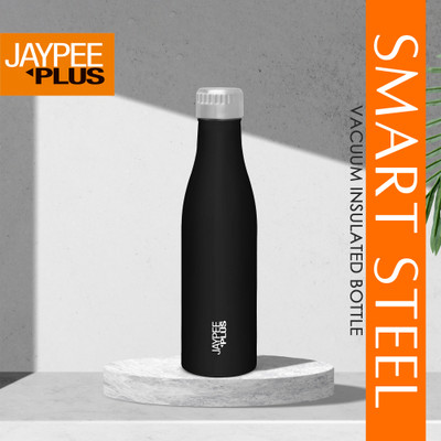 Jaypee Plus 500 ml Steel Bottle(Pack of 1, Black)