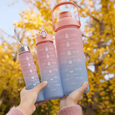NEYU 3 in 1 water Bottle ( 3 pc. Set) 2000 ml Bottle(Pack of 1, Multicolor, Plastic)