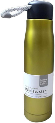 GGM ENTERPRISES 500 ml Steel Bottle(Pack of 1, Light Green)