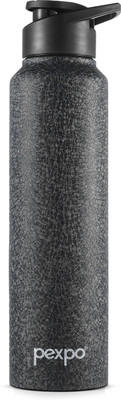 pexpo 750 ml Steel Bottle(Pack of 1, Black)