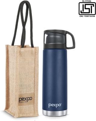 pexpo 500 ml Steel Flask(Pack of 1, Blue)