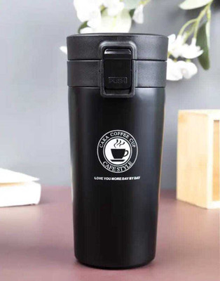 GGM ENTERPRISES 300 ml Steel Flask(Pack of 1, Black)