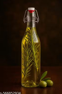 MM ENTERPRISE 500 ml Glass Bottle(Pack of 1, Clear)