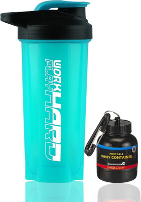 TRUE INDIAN 700 ml Plastic Shaker(Pack of 1, Green)