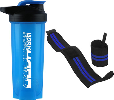 TRUE INDIAN 700 ml Plastic Shaker(Pack of 1, Blue)