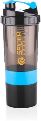 koktailkitchen 700 ml Plastic Shaker(Pack of 1, Blue)