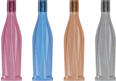 Randal 1000 ml Plastic Bottle(Pack of 4, Multicolor)