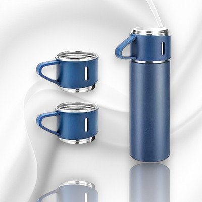 TITALI 500 ml Stainless Steel Flask(Pack of 1, Blue)