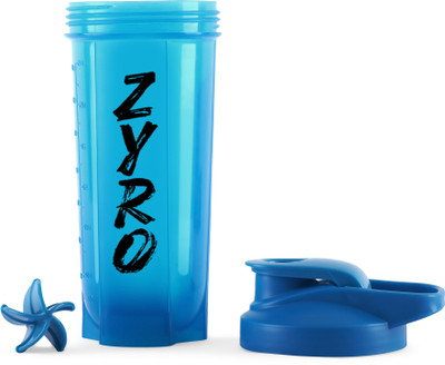 ZYRO 750 ml Plastic Shaker(Pack of 2, Red)