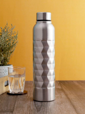 KAVIYA STREAM 1000 ml Steel Bottle(Pack of 1, Silver)
