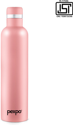 pexpo 980 ml Steel Flask(Pack of 1, Pink)