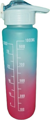 RV Store 1000 ml Plastic Sipper(Pack of 1, Light Blue)