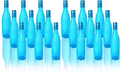 3D METRO SUPER STORE 1000 ml PET Bottle(Pack of 18, Blue)