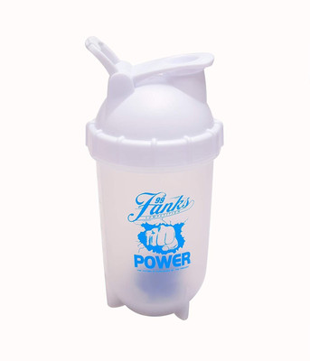IRIS 530 ml Plastic Shaker(Pack of 1, White, Blue)