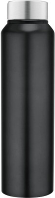 KARFE 1000 ml Stainless Steel Fridge/Refrigerator Water Bottle (Set of 1, Black) 1000 ml Bottle(Pack of 1, Black, Steel)