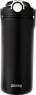 NERTZ 1200 ml Steel Sipper(Pack of 1, Black)