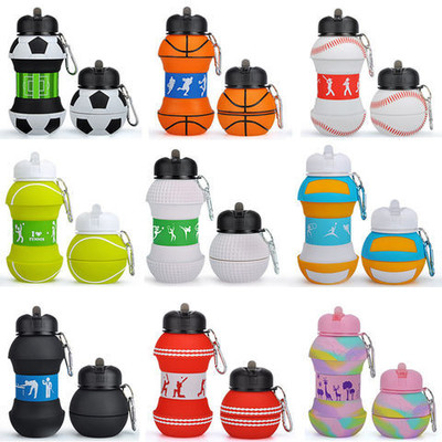 KHILONEWALA 550 ml Silicone Bottle(Pack of 1, Multicolor)