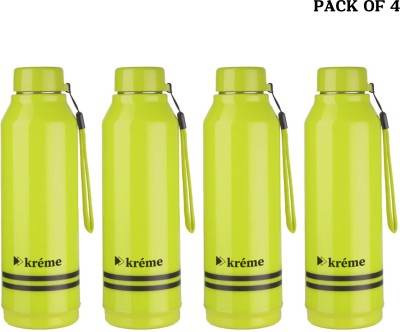 Kreme ADVTR GRN 750ML PK4 750 ml Bottle(Pack of 4, Green, Steel)