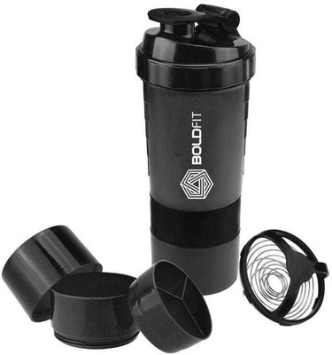 koktailkitchen 700 ml Plastic Shaker(Pack of 1, Black)