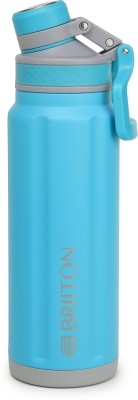 Briiton thermoflask Majestic-S Hydraflask-850ml Hot & Cold Water Bottle 850 ml Bottle(Pack of 1, Blue, Steel)