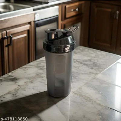 argroup 600 ml Plastic Shaker(Pack of 1, Black)