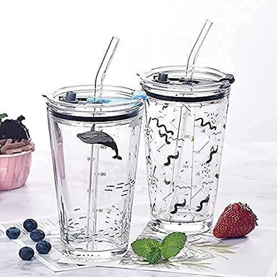Jully 500 ml Glass Shaker(Pack of 1, White)