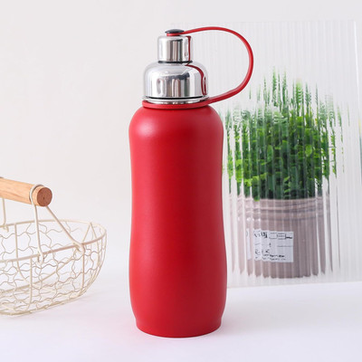 KUBER INDUSTRIES 750 ml Steel Sipper(Pack of 1, Red)