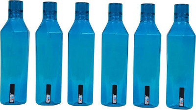 EssaBella 1000 ml Plastic Bottle(Pack of 6, Blue)