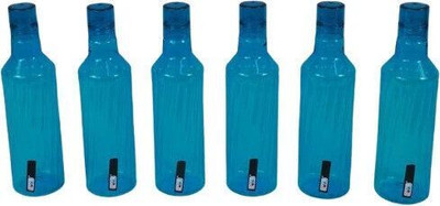 EssaBella 1000 ml Plastic Bottle(Pack of 6, Blue)