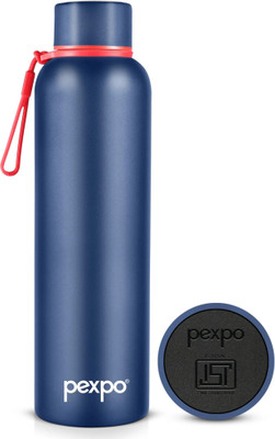 pexpo 1000 ml Steel Flask(Pack of 1, Blue)