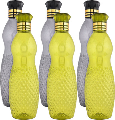 KUBER INDUSTRIES 1000 ml Plastic Bottle(Pack of 6, Multicolor)