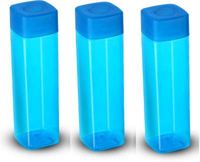 Flipkart SmartBuy Premium Quality Square Shape water bottle set of fridge 1100 ml Bottle(Pack of 3, Blue, PET)