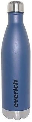 Tannu Craft 1000 ml Steel Bottle(Pack of 1, Blue)