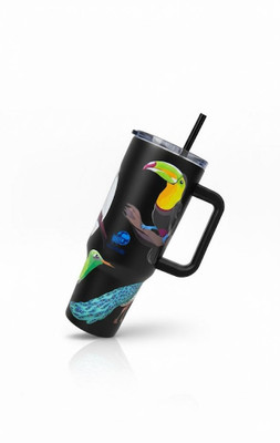 M-DASS 1200 ml Stainless Steel Sipper(Pack of 1, Black)