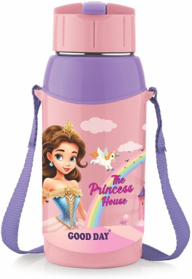 Good Day Vigo 400 Stainless Steel Insulated Water Bottle For Kids | 410 ml Bottle(Pack of 1, Pink, Purple, Plastic)