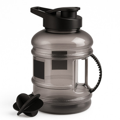 KinKart 1500 ml Plastic Shaker(Pack of 1, Black)
