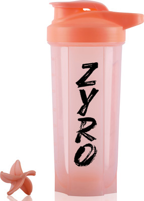 ZYRO 750 ml Plastic Shaker(Pack of 1, White)