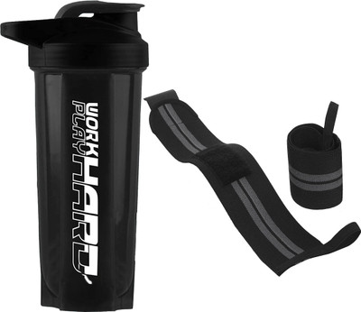 TRUE INDIAN 700 ml Plastic Shaker(Pack of 1, Black)