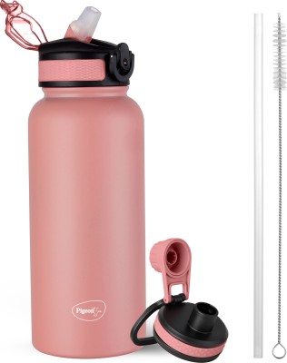 Pigeon 16258 1000 ml Flask(Pack of 1, Pink, Steel)