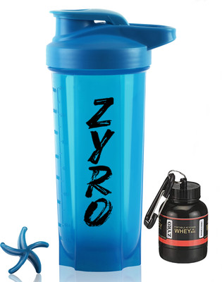 ZYRO 750 ml Plastic Shaker(Pack of 2, Orange)