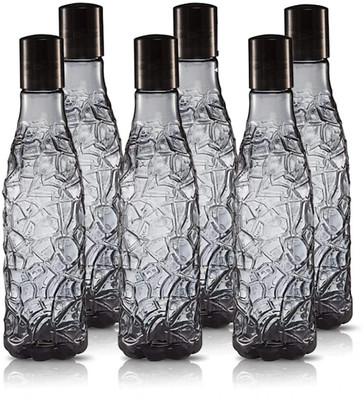 Flipkart SmartBuy Antic Bottle Fridge, for Home Office Gym School Boy 1000 ml Plastic Bottle(Pack of 6, Black)