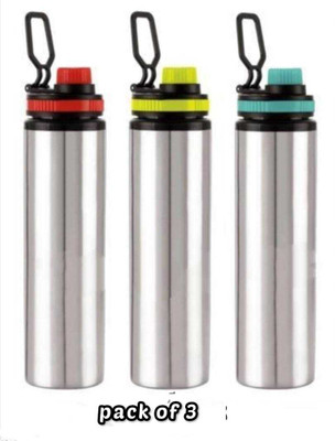 VISAXMI 900 ml Steel Sipper(Pack of 3, Multicolor)
