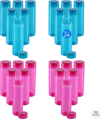 Heart Home 1000 ml Plastic Bottle(Pack of 24, Blue, Red)